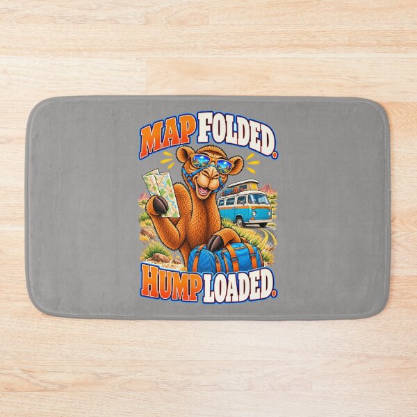 Item preview, Map Folded. Hump Loaded – Funny Lifestyle and Pets T-Shirt – Funny Camel T-Shirt Animal Graphic Camel T-Shirt designed and sold by Camel & Quirk.