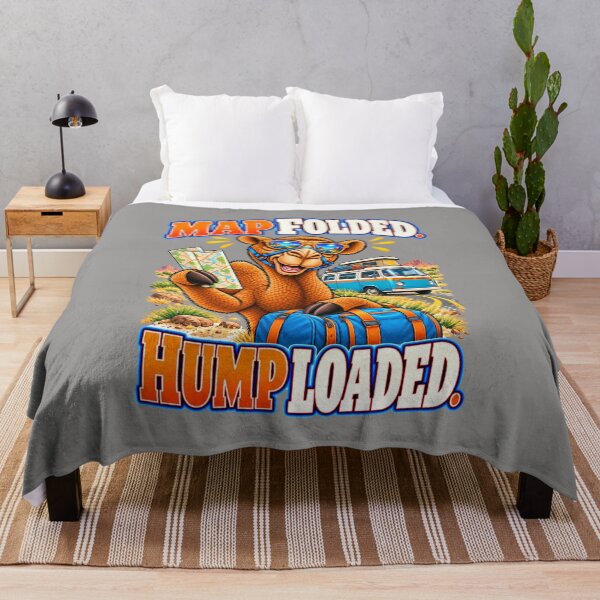 Item preview, Map Folded. Hump Loaded – Funny Lifestyle and Pets T-Shirt – Funny Camel T-Shirt Animal Graphic Camel T-Shirt designed and sold by Camel & Quirk.