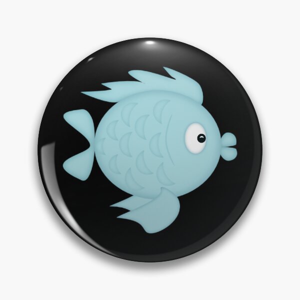 Item preview, Cartoonish Blue Fish  designed and sold by SuzanaTArt.