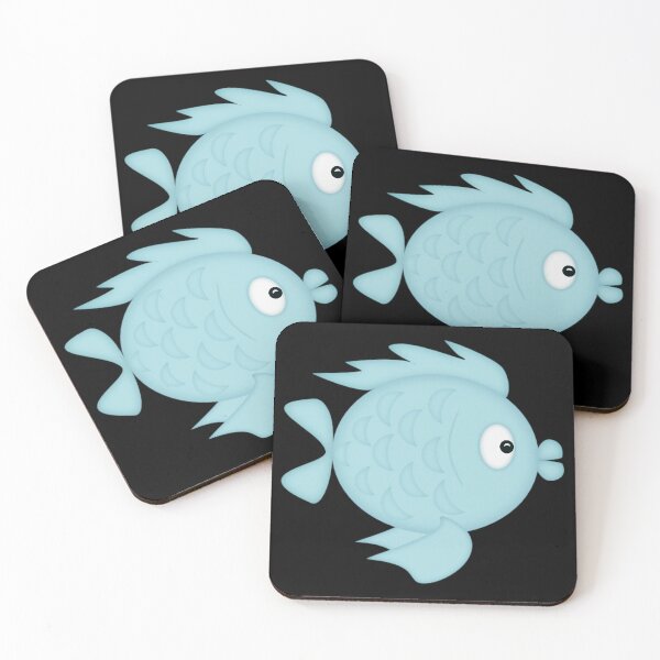 Item preview, Cartoonish Blue Fish  designed and sold by SuzanaTArt.