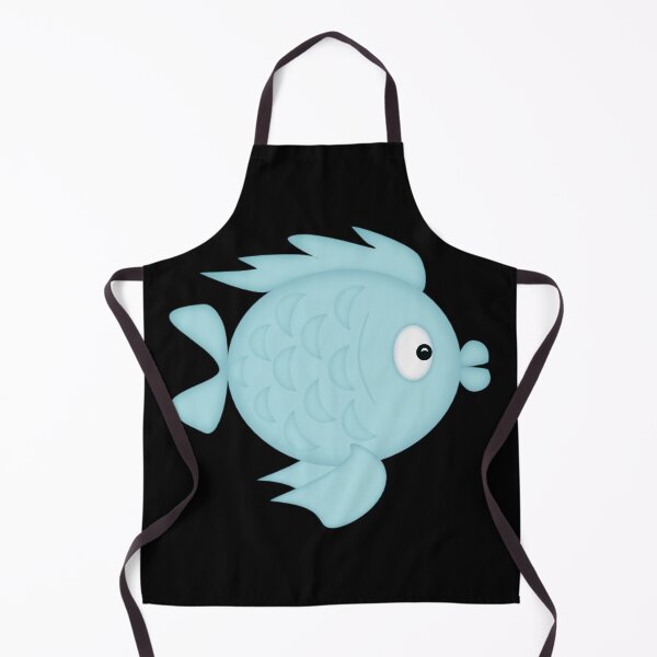 Aperçu de l'œuvre Poisson bleu de dessin animé créée et vendue par SuzanaTArt.