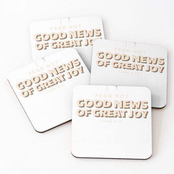Item preview, Good News Of Great Joy Luke 2:10 Retro Christian Christmas designed and sold by 198tees.