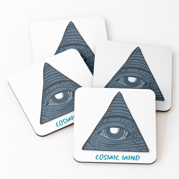 Item preview, cosmic mind minimalist vintage pyramid eye typography  designed and sold by stileepensieri.