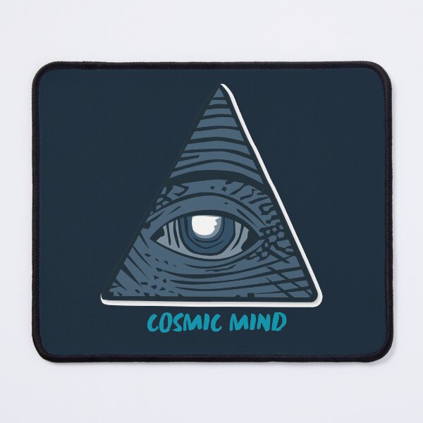 Item preview, cosmic mind minimalist vintage pyramid eye typography  designed and sold by stileepensieri.