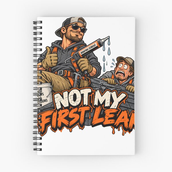 Item preview, Not My First Leak designed and sold by Roofers Coffee.