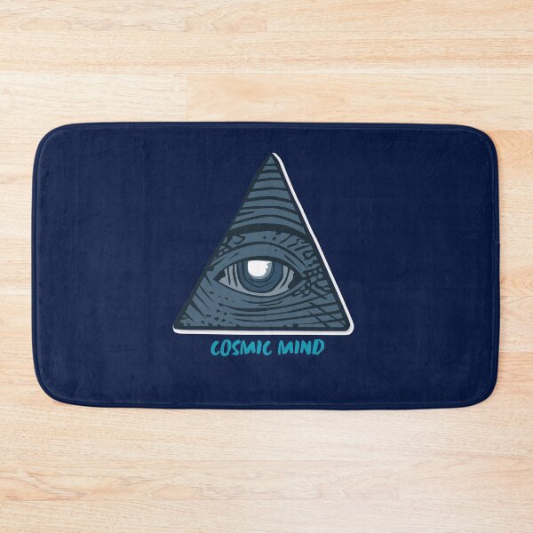 Item preview, cosmic mind minimalist vintage pyramid eye typography  designed and sold by stileepensieri.