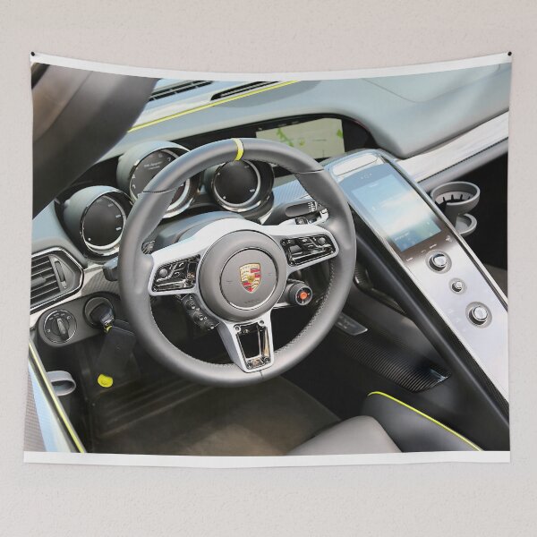 Item preview, Porsche 918 Spyder Interior Cockpit Detail designed and sold by Peter Kraaibeek Art Gallery.