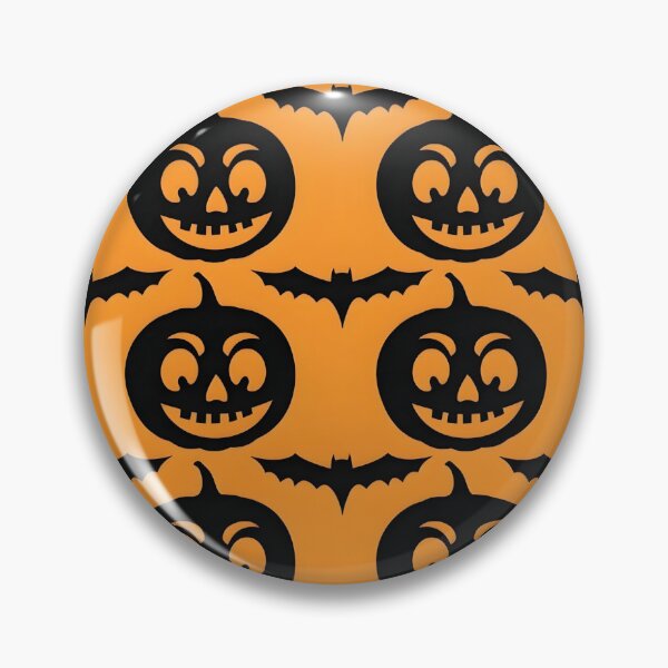 Item preview, Classic Halloween Seamless Pattern with Jack-o'-Lanterns and Bats designed and sold by interdesigner.
