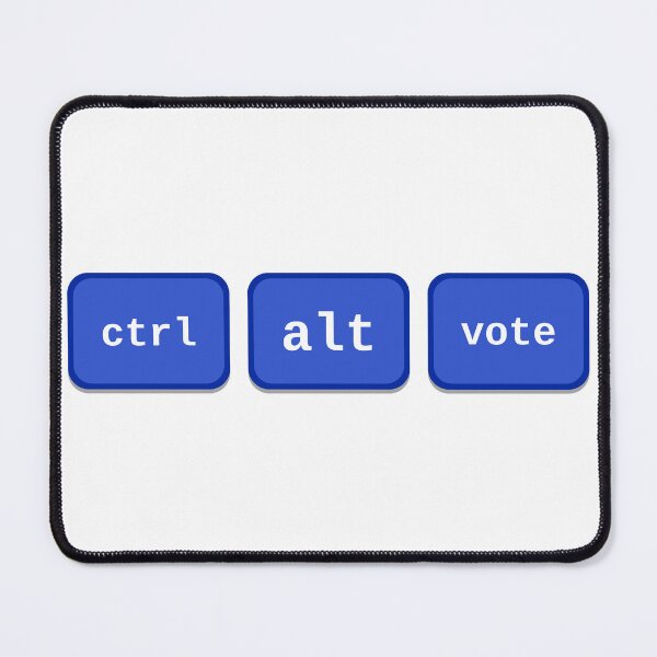 Item preview, Ctrl Alt Vote - Royal | Funny Programmer Voting T-Shirt designed and sold by byork215.