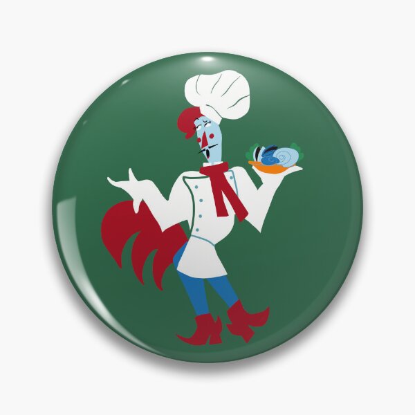 Item preview, French chef rooster with seefood designed and sold by UVAART.