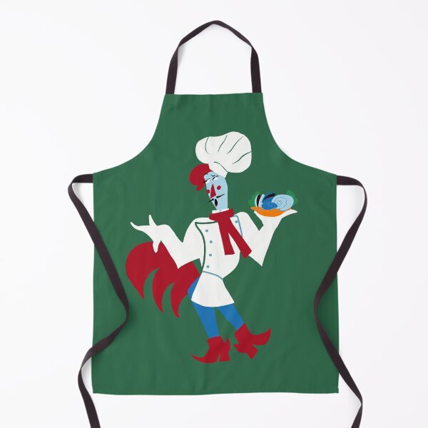 Item preview, French chef rooster with seefood designed and sold by UVAART.