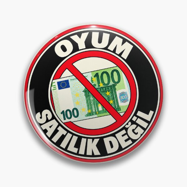 Item preview, ⭐ MY VOTE IS NOT FOR SALE ⭐ - EUR - EURO -  TURKISH (Türkçe) - OYUM SATILIK DEĞİL designed and sold by WheelieGdArt.