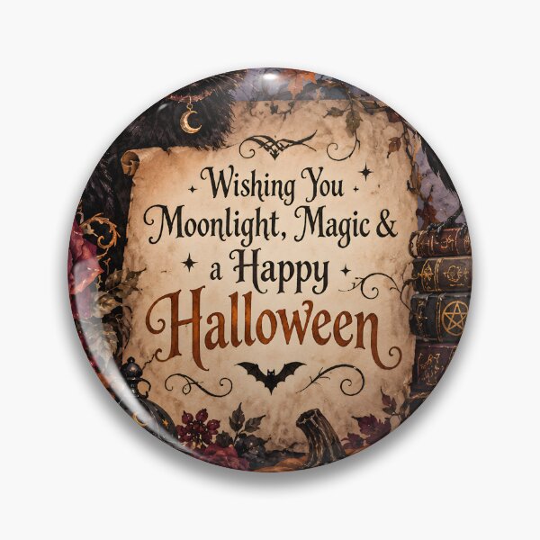 Item preview, Gothic Witch Cat Halloween – Moonlight, Magic & Spooky Autumn designed and sold by blankTeeShirt.