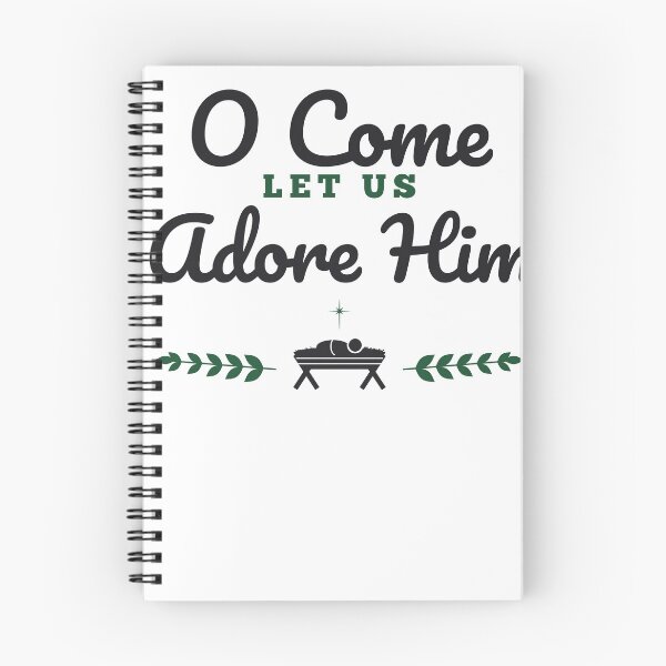 Item preview, O Come Let Us Adore Him Christian Christmas Hymn Nativity designed and sold by 198tees.