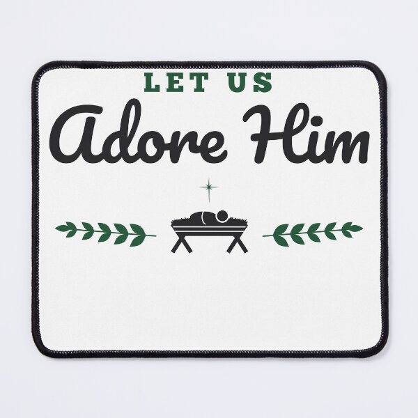 Item preview, O Come Let Us Adore Him Christian Christmas Hymn Nativity designed and sold by 198tees.