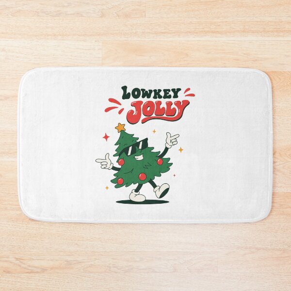 Item preview, Lowkey Jolly | Retro Christmas Tree Mascot Holiday Humor designed and sold by MarleneCanto.