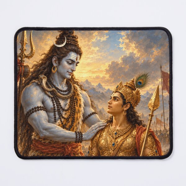 Item preview, Mahadev War Series: The Divine Father & Son – Lord Shiva and Murugan in the Tarkasur War designed and sold by Homyar.