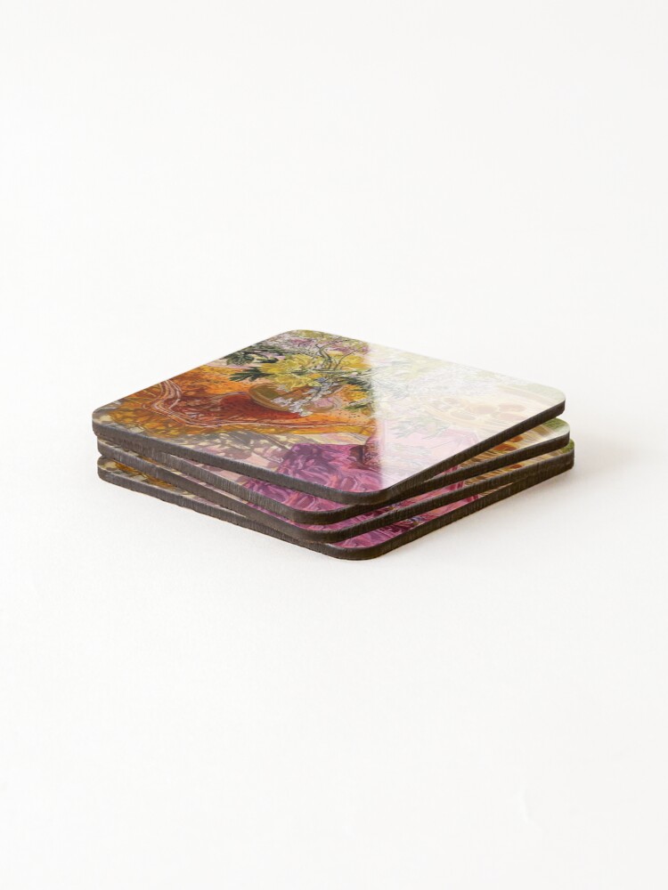 Thumbnail 4 of 5, Coasters (Set of 4), Janet Fish designed and sold by Rohyadalim.