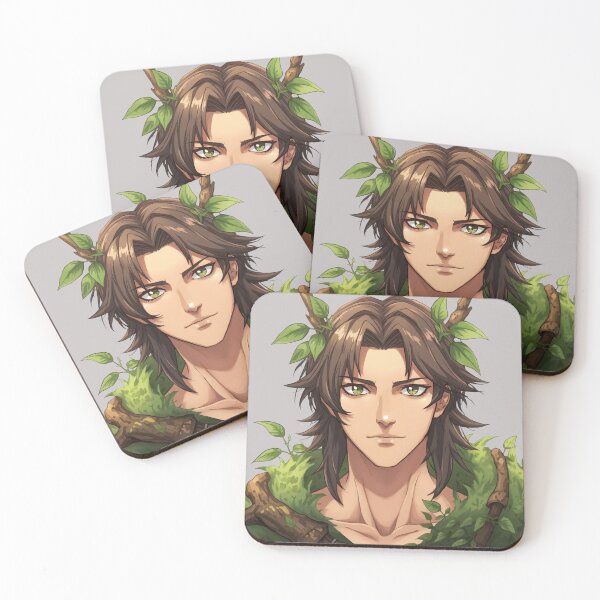 Item preview, Anime Druid Forest Spirit Art / Cute Nature Elf Fantasy Boy designed and sold by charmaroundyou.