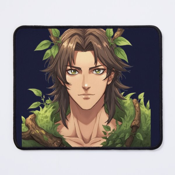 Item preview, Anime Druid Forest Spirit Art / Cute Nature Elf Fantasy Boy designed and sold by charmaroundyou.