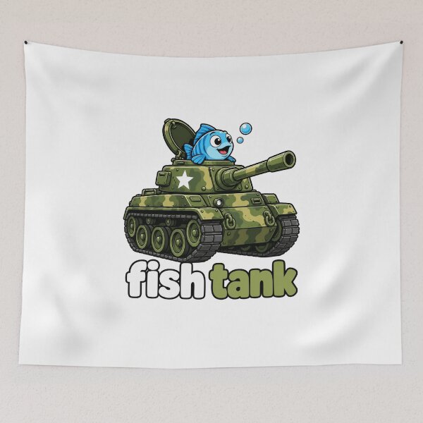 Item preview, Funny Fish Tank Pun designed and sold by anapldv.