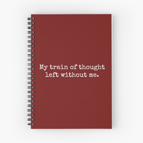 Item preview, My Train of Thought Left without Me designed and sold by DemureArtsy.