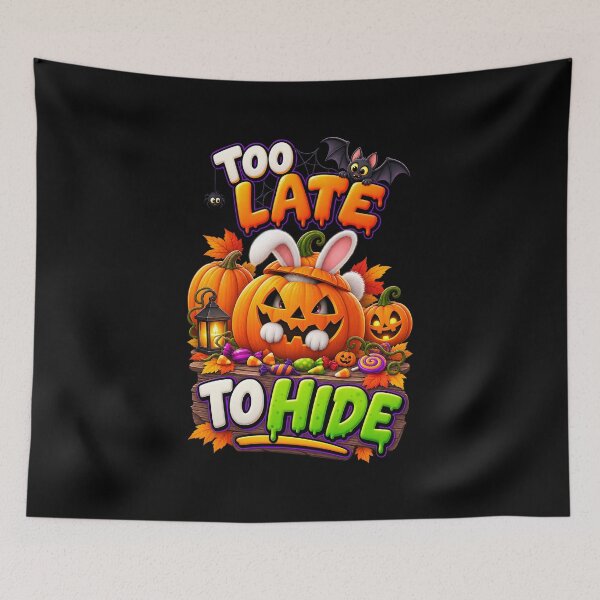 Item preview, Too Late to Hide Funny Halloween Bunny designed and sold by Yomere.