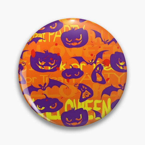Item preview, Spooky Halloween Seamless Pattern with Pumpkins and Bats designed and sold by interdesigner.