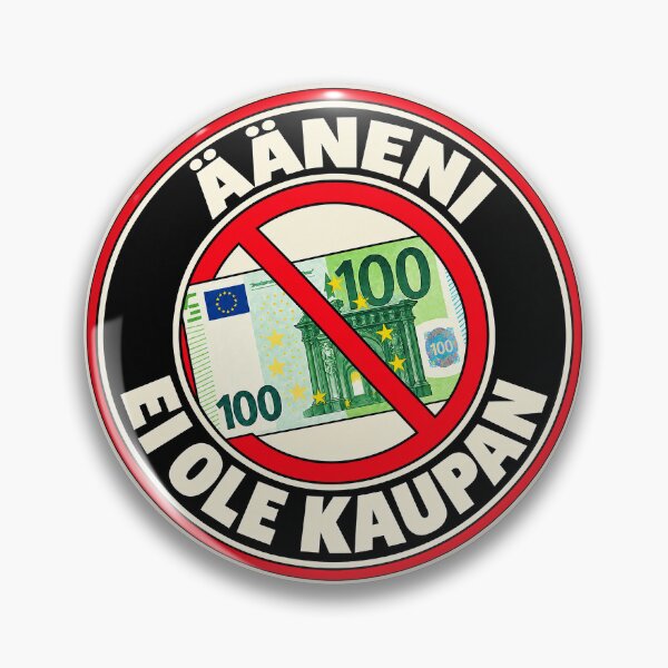 Item preview, ⭐ MY VOTE IS NOT FOR SALE ⭐ - EUR - EURO - FINNISH - ÄÄNENI EI OLE KAUPAN designed and sold by WheelieGdArt.