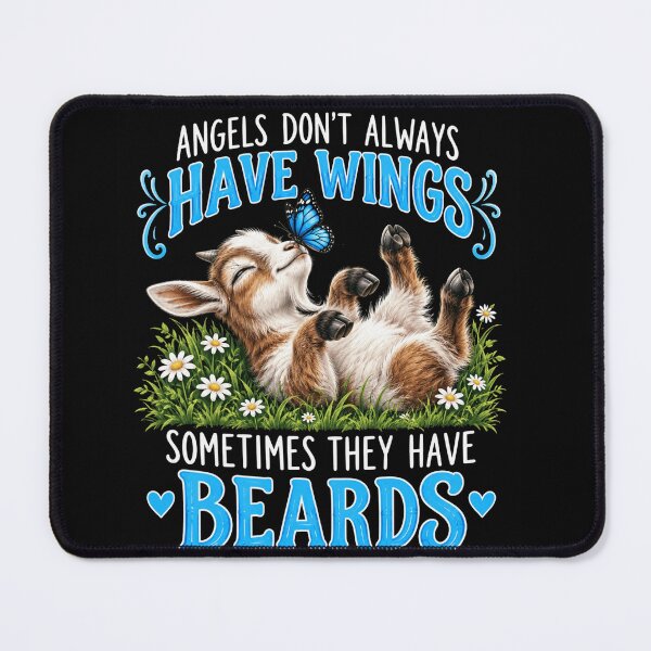 Item preview, Bearded Goat Angels Don't Always Have Wings designed and sold by anapldv.
