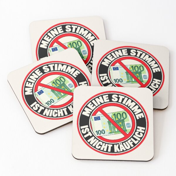 Item preview, ⭐ MY VOTE IS NOT FOR SALE ⭐ - EUR - EURO - GERMAN - MEINE STIMME IST NICHT KÄUFLICH designed and sold by WheelieGdArt.
