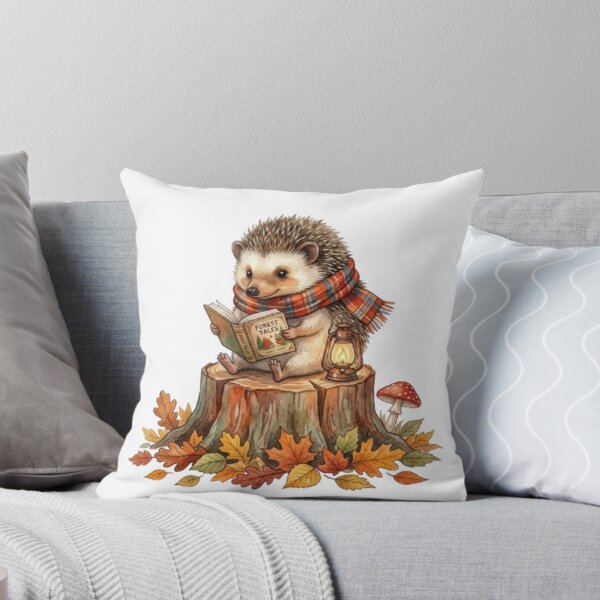 Item preview, Hedgehog Reading Book Sweatshirt, Bookish Fall Crewneck, Cottagecore Sweater, Book Lover Gift, Cozy Reader Shirt designed and sold by ZairDesign.
