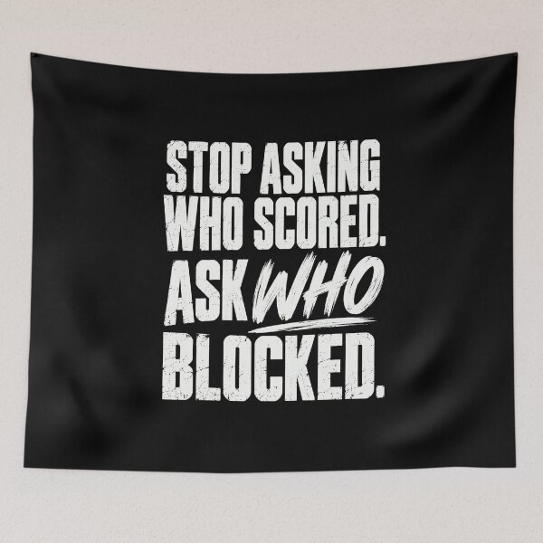 Item preview, Stop Asking Who Scored Athletic Mindset designed and sold by anapldv.
