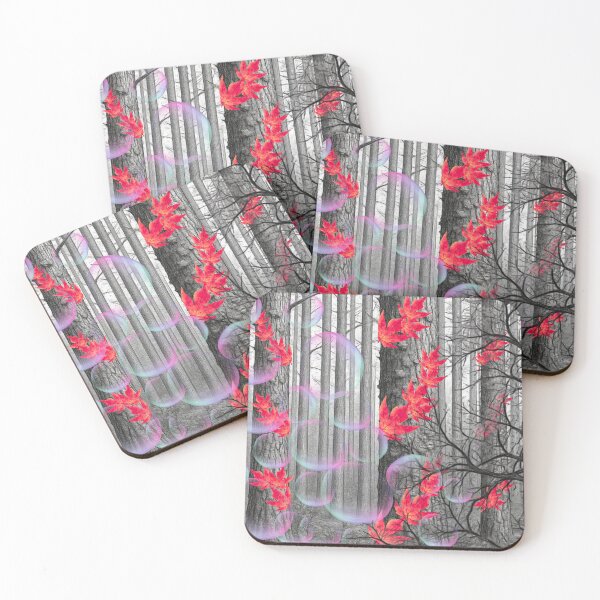 Item preview, Enchanted Red Autumn Woods designed and sold by ArtByLilitUA.