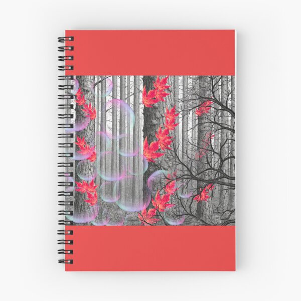 Item preview, Enchanted Red Autumn Woods designed and sold by ArtByLilitUA.
