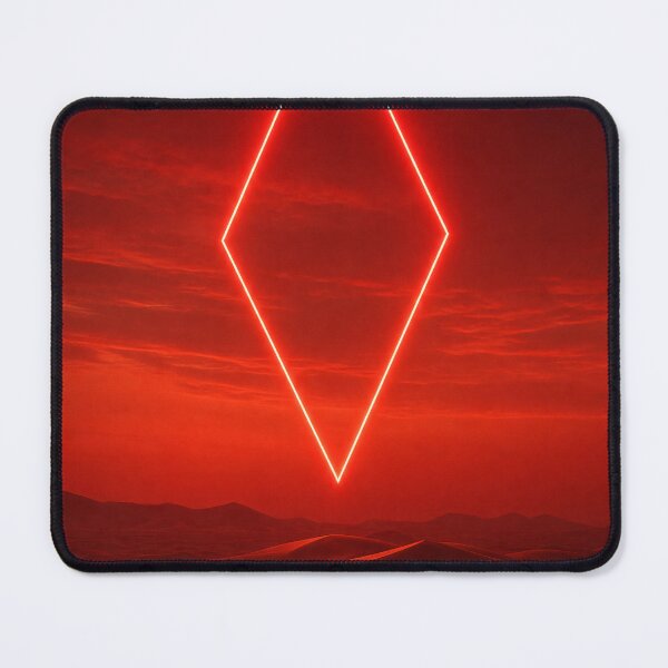 Item preview, Glowing Red Diamond Portal Over Crimson Dunes designed and sold by monkeybusiness.pt.