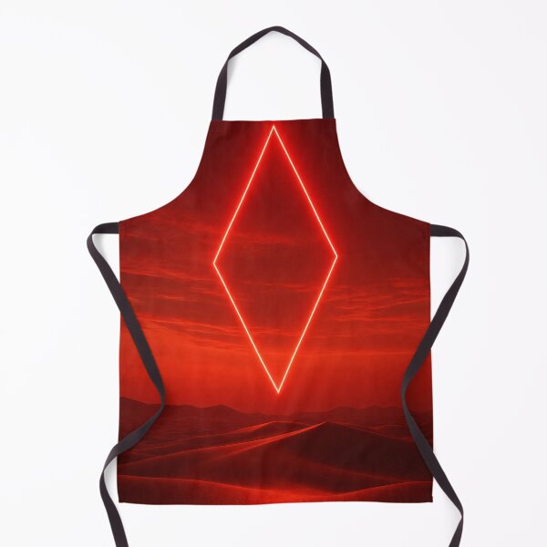 Item preview, Glowing Red Diamond Portal Over Crimson Dunes designed and sold by monkeybusiness.pt.