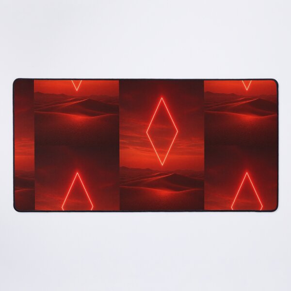 Item preview, Glowing Red Diamond Portal Over Crimson Dunes designed and sold by monkeybusiness.pt.