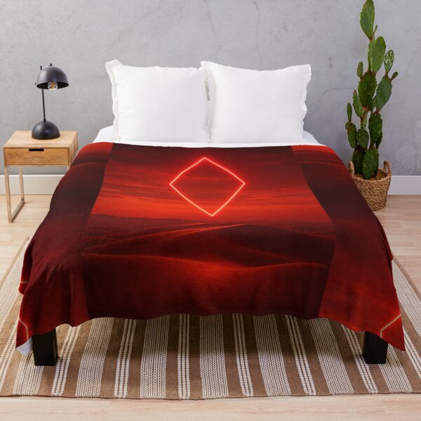 Item preview, Glowing Red Diamond Portal Over Crimson Dunes designed and sold by monkeybusiness.pt.