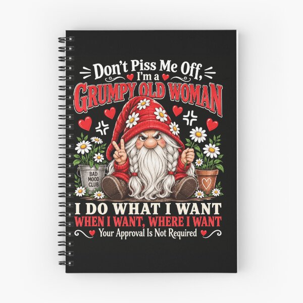 Item preview, Grumpy Old Woman Gnome Attitude designed and sold by anapldv.