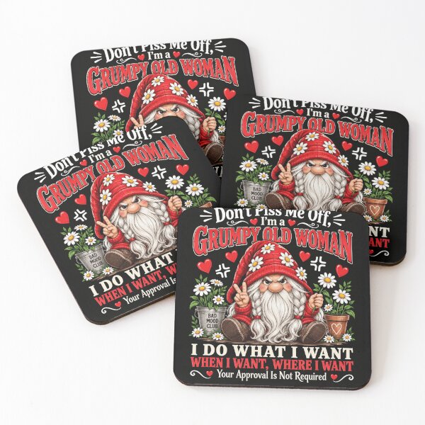 Item preview, Grumpy Old Woman Gnome Attitude designed and sold by anapldv.