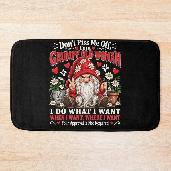 Item preview, Grumpy Old Woman Gnome Attitude designed and sold by anapldv.