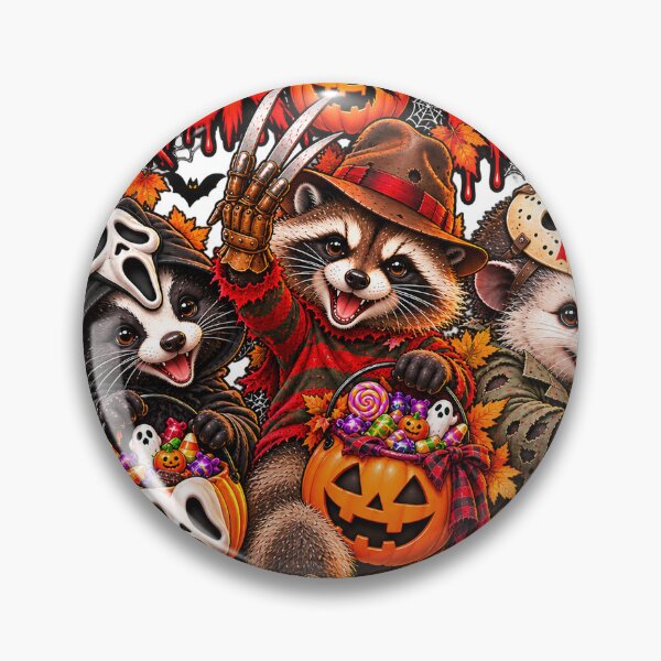 Item preview, Trick or Treat Funny Halloween Animals Horror Costume T-Shirt Design designed and sold by KIDEnia.