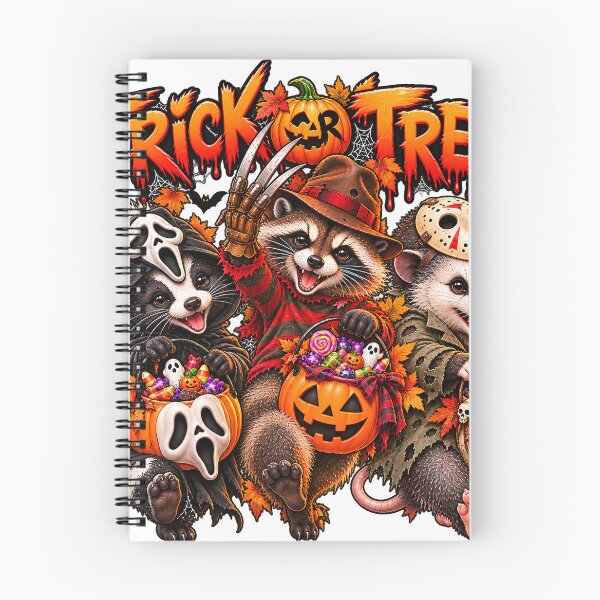 Item preview, Trick or Treat Funny Halloween Animals Horror Costume T-Shirt Design designed and sold by KIDEnia.