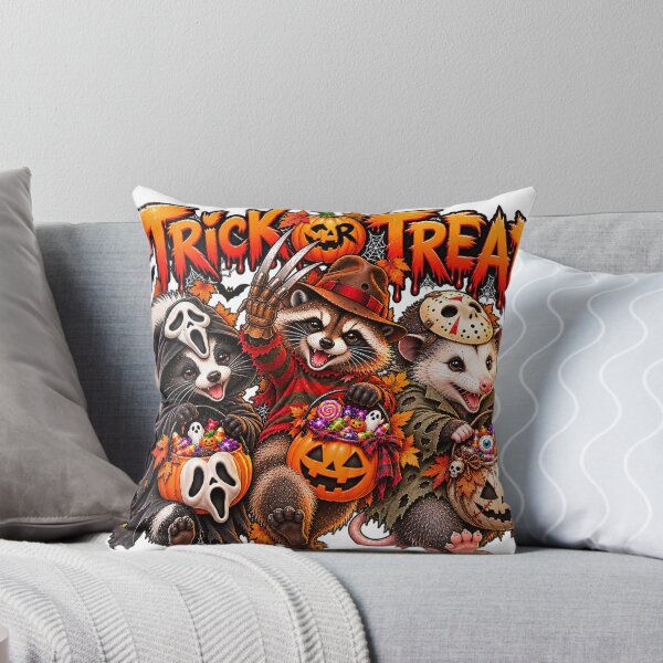 Item preview, Trick or Treat Funny Halloween Animals Horror Costume T-Shirt Design designed and sold by KIDEnia.