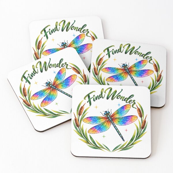 Item preview, Find Wonder — Rainbow Dragonfly and Cattails designed and sold by Penbrook Farms.