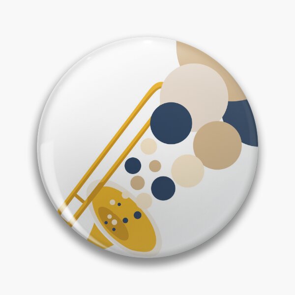 Item preview, Abstract Trombone Music Art | Bauhaus Jazz Print | Mid-Century Modern Brass Instrument Print | Minimalist Geometric Decor designed and sold by Studio pod Burom.
