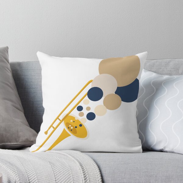 Item preview, Abstract Trombone Music Art | Bauhaus Jazz Print | Mid-Century Modern Brass Instrument Print | Minimalist Geometric Decor designed and sold by Studio pod Burom.