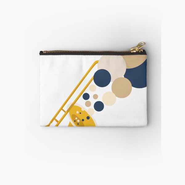 Item preview, Abstract Trombone Music Art | Bauhaus Jazz Print | Mid-Century Modern Brass Instrument Print | Minimalist Geometric Decor designed and sold by Studio pod Burom.