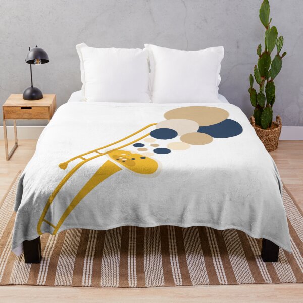 Item preview, Abstract Trombone Music Art | Bauhaus Jazz Print | Mid-Century Modern Brass Instrument Print | Minimalist Geometric Decor designed and sold by Studio pod Burom.